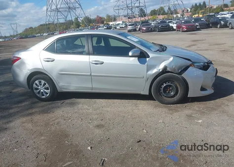 2017 Toyota Corolla L z USA, uszkodzony, nr VIN 2T1BURHE0HC819979